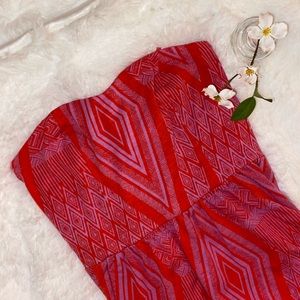 xhilaration | high low strapless dress · · · xs euc